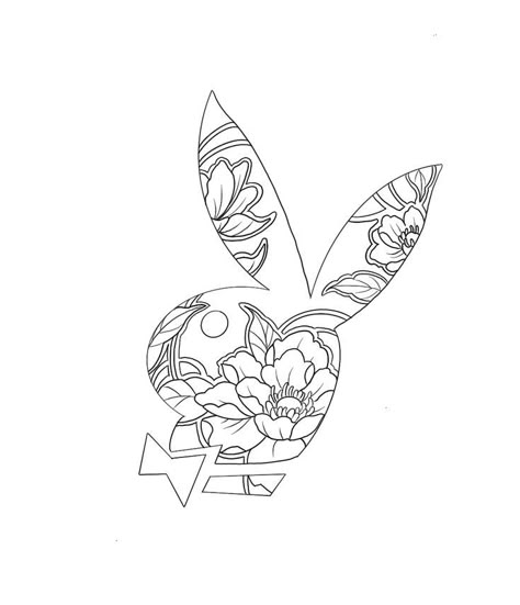 Tattoo Stencil Outline With Shading, Playboy Tattoo Design, Girly Tattoo Stencils, Tattoo Templates Stencil, Printable Tattoo Designs Stencil, Tattoo Outline Drawing Stencil, Blitz Tattoo, Half Sleeve Tattoos Drawings, Cartoon Tattoo