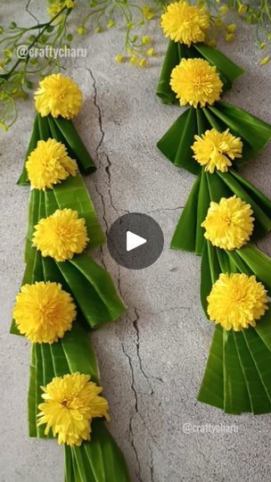 456K views · 145 reactions | Easy and quick Ganesh chaturthi decoration idea by using banana leaf and flower🌼🌴

Ganpati bappa morya❤🙏
. 
. 
. 
#ganpatidecoration #ganeshchathurthi #ganpatidecorations #ganeshfestival 
#creativeidea #ganeshutsav2024 
#trendingtopics #homedecorations 
#ecofriendlydecor #festivecrafts 
#backdropdecoration | craftycharu | Harshiv Kotecha · Jai Ganesh Jai Ganesh Deva-Kids Special Banana Leaf Decor, Ganesh Chaturthi Decoration, Jai Ganesh, Ganpati Bappa Morya, Bappa Morya, Peacock Painting, Festive Crafts, Eco Friendly Decor, Ganpati Bappa