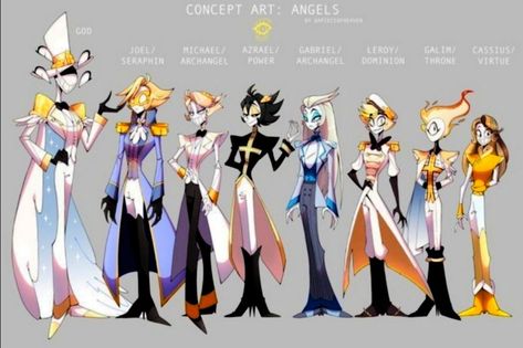 Vivziepop Characters, Light Knight, Doom Demons, Hotel Trivago, H Hotel, Monster Hotel, Vivziepop Hazbin Hotel, Angels In Heaven, Angels And Demons