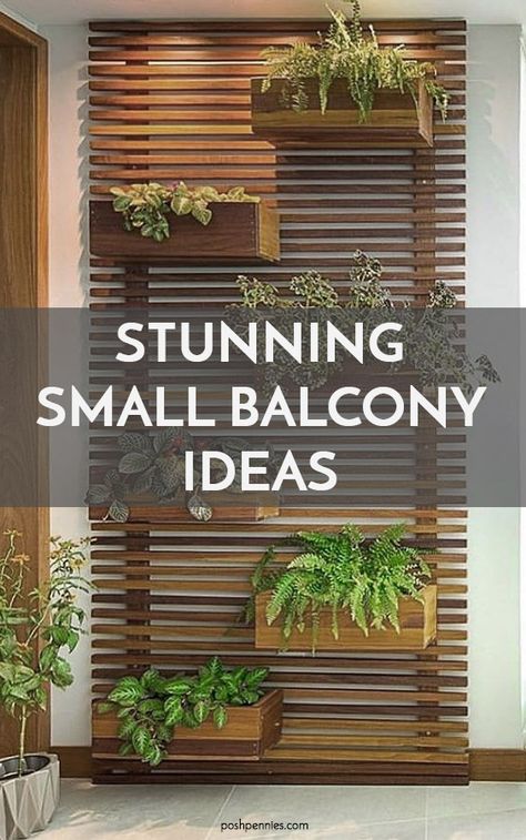 link to brilliant small balcony ideas Patio Balcony Ideas, Simple Balcony, Apartment Simple, Small Patio Decor, Apartment Privacy, Small Outdoor Patios, Balkon Decor, Balcony Design Ideas, Modern Balcony