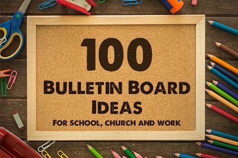 100 bulletin board ideas and themes for school, church and work. Get your message across! Board Ideas For School, Bulletin Board Ideas For School, Office Bulletin Board Ideas, Office Bulletin Boards, Work Bulletin Boards, Bullentin Boards, Preschool Bulletin, Church Bulletin Boards, Preschool Bulletin Boards