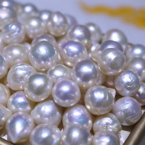 Item: white Baroque pearl Beads Beads Size------------- 10-13mm Quantity: 1 strand ( Approx 15 inches ) Approx. how many beads on a 15 inch strand ?  About 10 beads for one strand in 10-13mm About 65 beads for one strand in 6 mm Aesthetic Pearls, Jungian Archetypes, Cute Blonde Guys, Eye Makeup Pictures, Real Pearls, Classy Nails, Natural Pearl, Sealife, Patterns In Nature