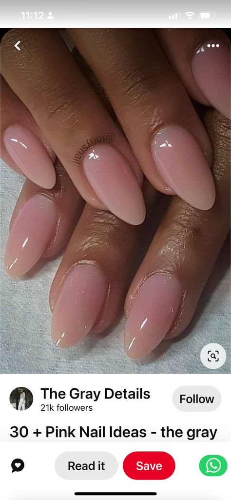 Russian Manicure, Polished Nails, Cute Acrylic Nails, Nude Nails, Simple Nails, Pink Nails, Nail Ideas, Nail Inspo, Nail Care