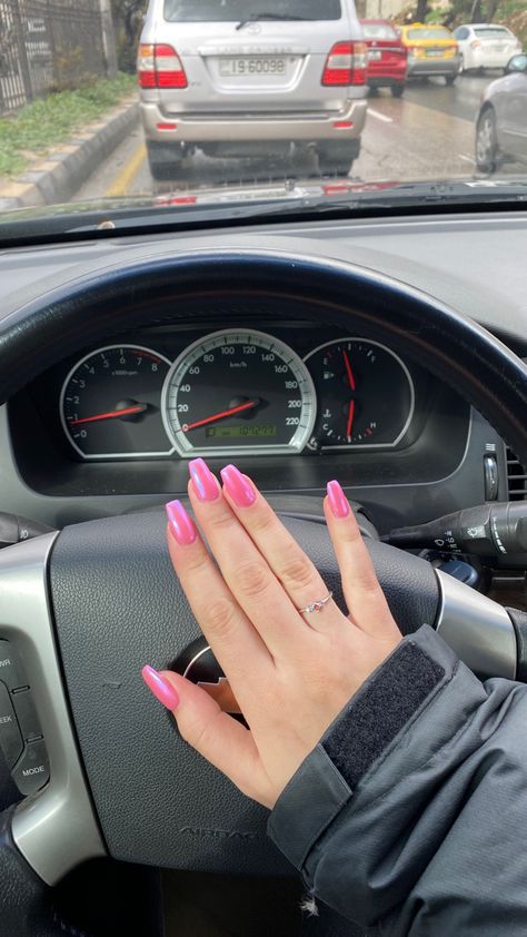 Pink Chrome Acrylic Nails Coffin, Homecoming Nail Ideas Pink, Pink Crome Nails Square, Coffin Pink Chrome Nails, Chrome Coffin Nail Ideas, Sqoavle Nails, Pink Chrome Nails Square, Coffin Chrome Nails, Chrome Square Nails