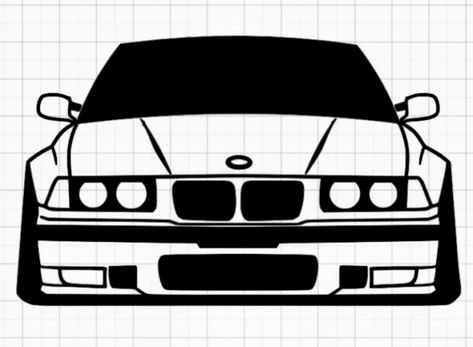 Bmw Cars Drawing, Bmw Drawing Easy, Bmw Car Drawing, Bmw Drawing, Vehicles Drawing, Simple Car Drawing, Animal Sketches Easy, Car Drawing Easy, Miracle Workers