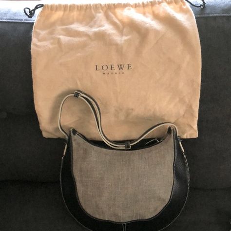 Loewe Madrid, vintage, one of a kind purse Loewe Store, Loewe Vintage, Loewe Handbags, Evening Clutch, Madewell, Zipper Pocket, Madrid, Shoulder Strap, Purse