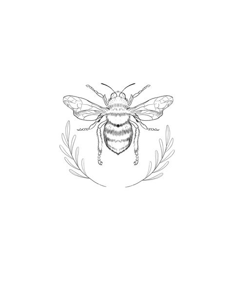 Bumble Bee Tattoo Outline, Bumble Bee Line Art, Bumble Bee Tattoo Stencil, Simple Bee Tattoo Outline, Bee Outline Drawing, Honey Bee Drawing Simple, Bee Drawing Tattoo, Bee Tattoo Outline, Bee Tattoo Drawing