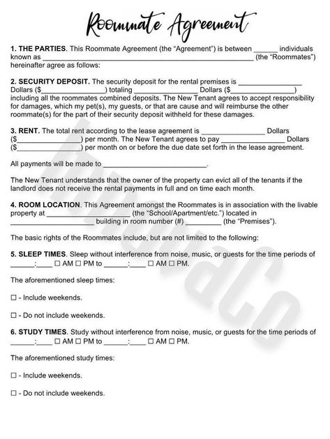 Irish Lease Agreement Template Roommate Rules Houses, House Rules For Roommates Apartments, Roomate Contracts, Housemate Rules, Apartment Format For Yahoo, House Rules For Roommates, Roommate Ideas, Roommate Rules, Roommate Contract