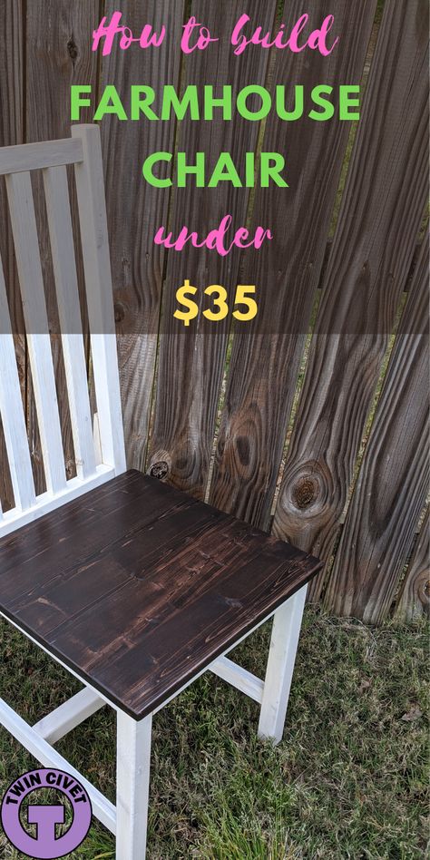 How To Make Dining Chairs, Diy Farmhouse Kitchen Chairs, Farmhouse Table Chairs Ideas, Diy Farmhouse Dining Chairs, Diy Wood Chairs Dining Rooms, Build Dining Chairs, Diy Kitchen Table Chairs, Diy Table Chairs, Diy Kitchen Chairs How To Build