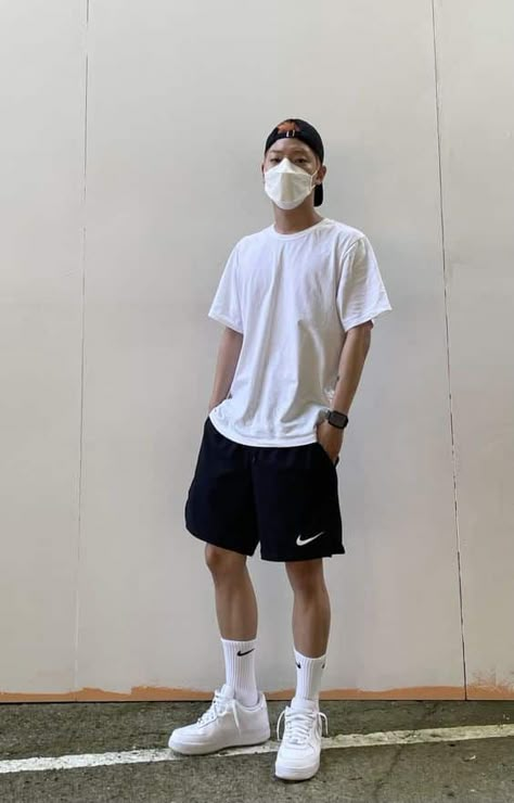 Aesthetic Gym Clothes, Airforce 1 Outfit, Air Force 1 Outfit Men, Air Force Outfit, Af1 Outfit, Masc Fits, Gym Clothes For Men, Air Force 1 Outfit, Aesthetic Gym