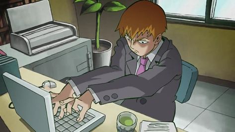 Mob Physco 100 Wallpaper Desktop, Mp100 Wallpaper Desktop, Arataka Reigen, Reigen Arataka, Mob 100, Animation Storyboard, Mob Physco 100, Goofy Pictures, Saitama