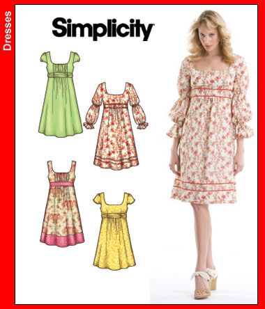 Simplicity 3777 from Simplicity patterns is a Misses Dresses sewing pattern Peasant Dress Sewing Pattern, Style Dress Patterns, Milkmaid Dress, Plus Size Sewing Patterns, Boho Plus Size, Womens Boho Dresses, Plus Size Sewing, Miss Dress, Summer Fashion Dresses