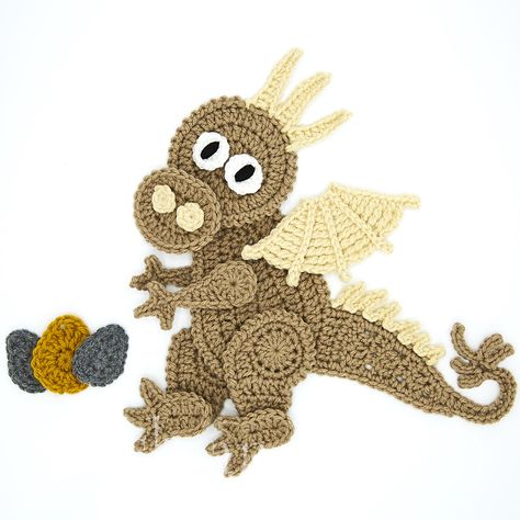 Crochet Dragon Applique, Harry Potter Hungarian Horntail, Dragon Applique, Harry Potter Face, Crochet Christmas Stocking Pattern, Large Dragon, Harry Potter Crochet, Crochet Applique Patterns Free, Crochet Christmas Stocking