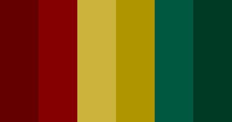 Red, Gold And Green Color Scheme » Gold » SchemeColor.com Red Colour Pallete Color Combinations, Green And Red Colour Palette, Red And Gold Color Scheme, Red Green Aesthetic, Pub Exterior, Red Color Pallets, Beach Porch, Colour Pallettes, Pantone Red