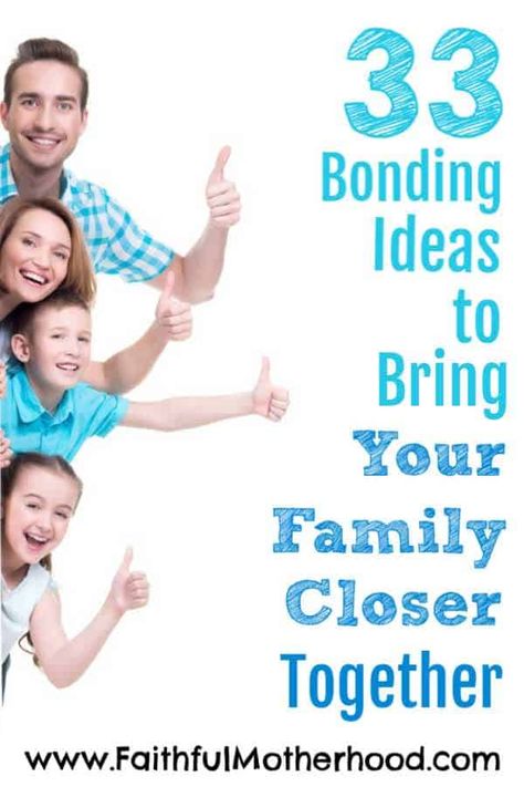 Looking for ideas to bring your family closer together? This is the jackpot of simple, easy ideas for family fun and bonding.