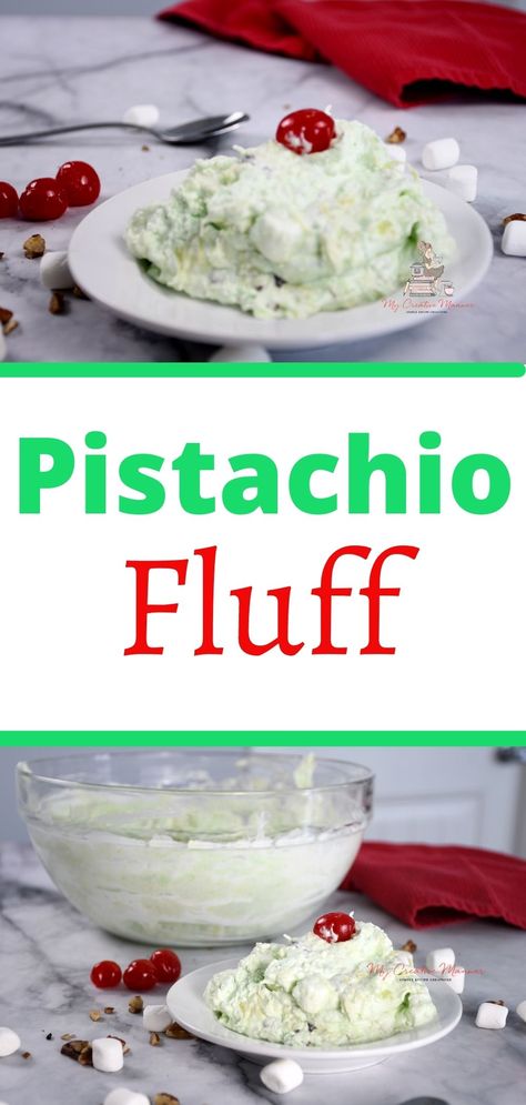 Pastichio Recipe Desserts, Pistachio Pudding Cream Cheese Dessert, Pistachio Pudding Cool Whip Dessert, Pistachio Pineapple Fluff, Pistachio Cool Whip Dessert, Ww Pistachio Fluff, Pistachio Fluff Dessert, Pistachio Pineapple Delight, Pistachio Pudding Dessert With Cottage Cheese