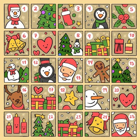 Advent Calendar Free, Calendar Advent, Christmas History, Christmas Advent Calendar Diy, Printable Advent Calendar, Wooden Advent Calendar, Advent Calenders, Diy Calendar, Noel Diy