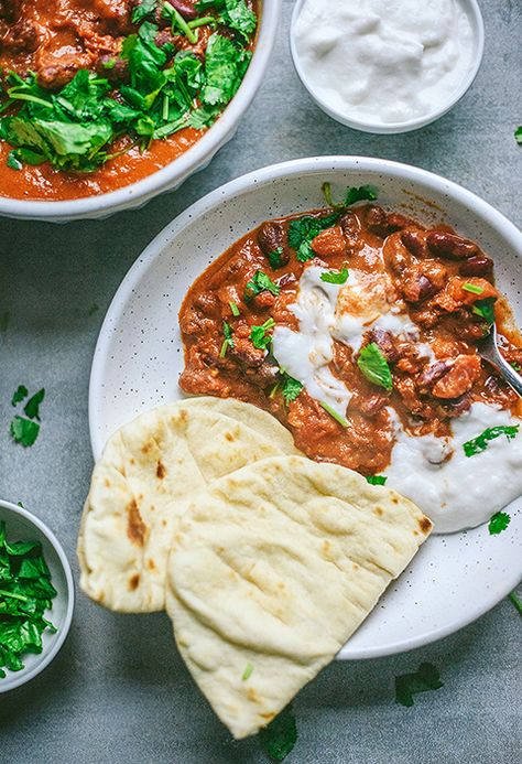 Harissa Chickpeas With Whipped Feta, Harissa Seasoning Recipes, Harissa Chickpeas, Isaiah 58, Harissa Recipes, Spicy Pineapple, Arugula Recipes, Vegan Casserole, Soy Free Vegan