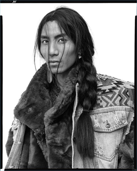 Wilfred Wong | FACTORY Fanzine | 2018 | Editorial Native American Photography, Native American Men, Face Drawing Reference, Photographie Portrait Inspiration, Human Reference, Arte Inspo, Hair Reference, American People, People Of The World