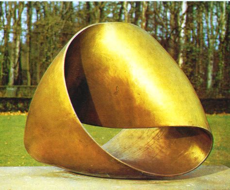 Max Bill (1908-1994) Title ? Year ? Craft Sculpture, Moebius Strip, Porcelain Figures, Benz Classic, Organic Sculpture, Sculpture Abstract, Alabaster Stone, Max Bill, Public Sculpture