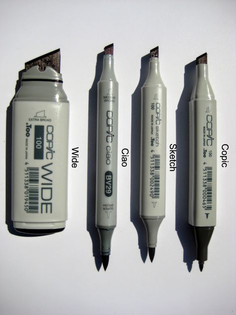 Copic Marker España: 4 Tipos de Rotuladores Copic Copic Markers Tutorial, Stationary School, Copic Marker, Cute School Supplies, Drawing Supplies, Stationery Organization, Copic Coloring, Lettering Tutorial, Calligraphy Pens