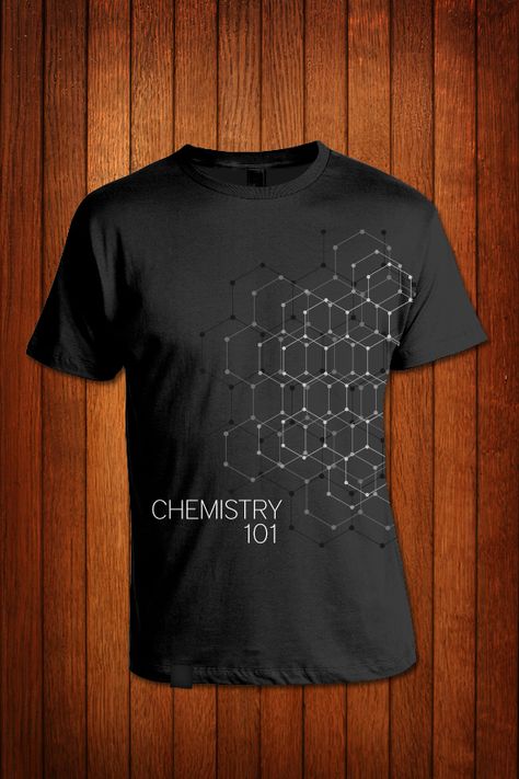 Chemistry T Shirt Design, Chemistry Shirt, Chemistry T Shirts, Day Of The Shirt, Gradient Color Design, Fabric Work, T Shirts Ideas, Polo Design, Shirt Prints