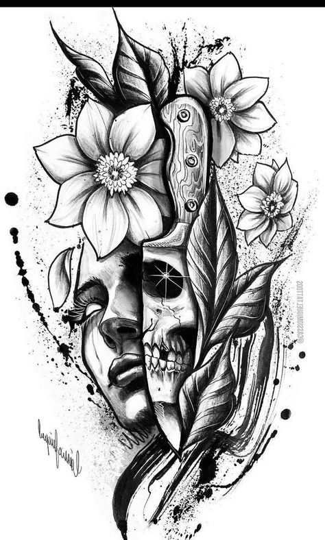 Badass Tattoo Designs Drawings, Tattoo Designs Drawings, Single Line Tattoo, Mommy Tattoos, Coffee Tattoos, Badass Tattoos, Best Tattoo Designs, Tattoo Sleeve Designs, 2020 Design