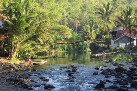 South Kalimantan, Indonesia:                                     Constructing bamboo rafts on the Ambit River, Loksado South Kalimantan, New City, Rafting, The South, Trip Advisor, Landscape Photography, Travel Guide, Bali, Indonesia