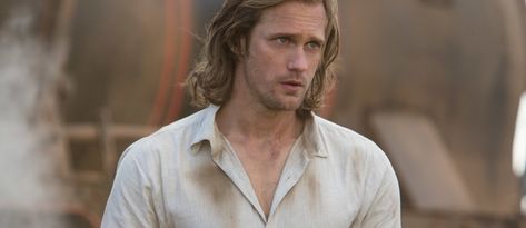 It seems the most interesting things about “The Legend Of Tarzan,” are the behind-the-scenes dealings as the picture was made. We found out earlier this week that producer Jerry Weintraub had eyeballed Olympian Michael Phelps for the lead role…before he was so thoroughly turned off by the athlete’s “Saturday Night Live” hosting duties, he cooled … Alexander Skarsgard Long Hair, Tarzan Aesthetic, Alexander Skarsgard Tarzan, Blood Crown, Tarzan Actors, The Legend Of Tarzan, Keanu Reeves Interview, Legend Of Tarzan, Alexander Johan Hjalmar Skarsgård