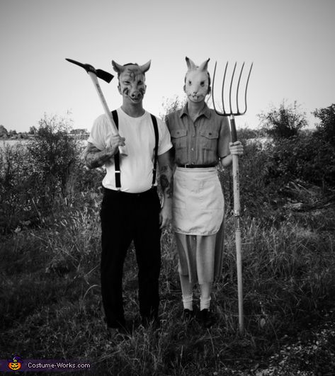 Gory Halloween Costumes, Terrifying Halloween Costumes, Scary Couples Costumes, Old Halloween Photos, Scary Couples Halloween Costumes, Old Halloween Costumes, Terrifying Halloween, Deco Halloween, Creepy Halloween Costumes