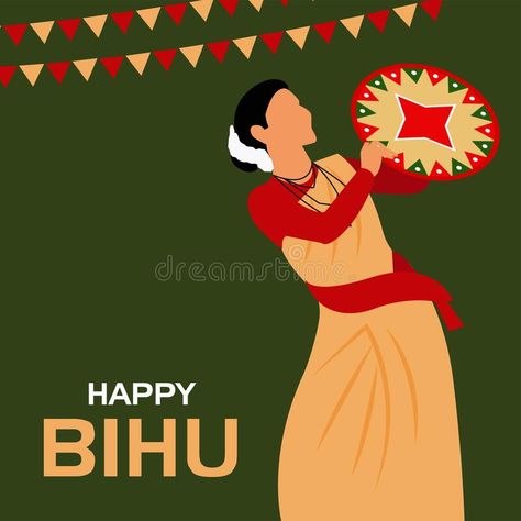 Bihu Assam Dance, Bihu Festival, Indoor Garden Rooms, Festival Pictures, Gym Wall Decor, Journal Lettering, Festival Logo, Gym Wall, Lettering Ideas