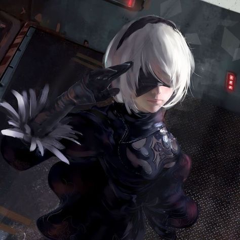 Nier Automata, Anime Character, Film, Hair, Anime, Black