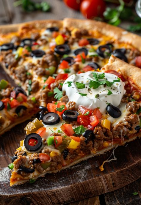 Learn How to Cook Taco Pizza With Pizza Crust Recipe For Free | Recipes You'll Love, Made Easy! Best Taco Pizza Recipe, Sheet Pan Taco Pizza, Taco Pizza With Pizza Crust, Crazy Crust Pizza Recipe, Homemade Taco Pizza Recipes, Homemade Taco Pizza, Taco Pizza Recipe, Tacos Pizza, Pizza Taco