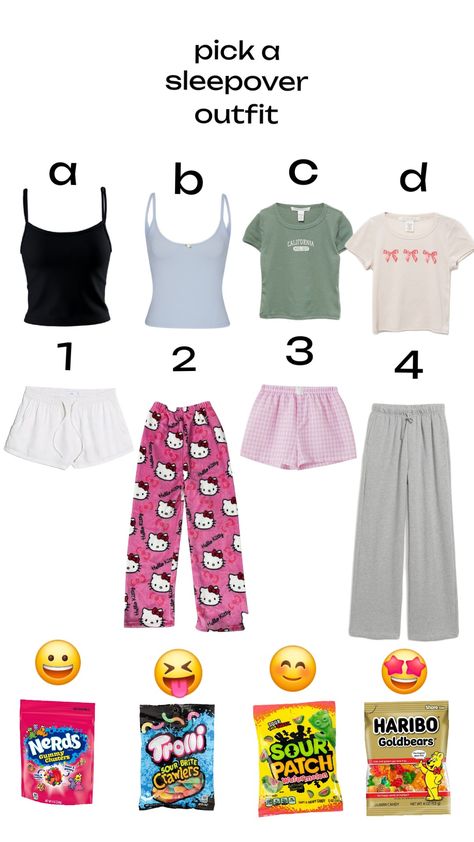 #pickanoutfit #sleepover Cute Sleepover Outfits, Preppy Sleepover, Pajama Party Outfit, Sleepover Outfit, Pajama Party, Slumber Parties, Cute Everyday Outfits, Party Fashion, Everyday Outfits