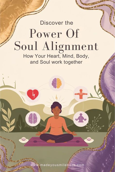 Discover how aligning with your soul's true purpose can transform your life. Learn the key steps to achieve soul alignment and create a life full of fulfillment and joy. 🌟💫 #SoulAlignment #PersonalGrowth #InnerPeace #LifeTransformation Align With Your Purpose, Soul Alignment, Showing Gratitude, True Purpose, Authentic Self, Transform Your Life, Your Soul, Inner Peace, Make You Smile