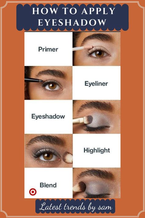 Makeup tip about how to apply Eyeshadow Smokey Eye Natural, Make Up Diy, For Eye Makeup, Mekap Mata, Apply Eyeshadow, Eye Natural, Makeup Tip, Makeup 101, Classic Makeup