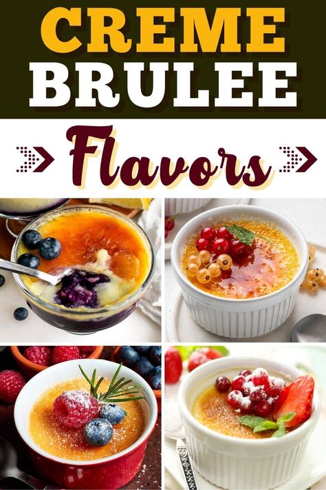 Creme Brulee Flavors, Best Creme Brulee Recipe, Raspberry Creme Brulee, Pudding Recipes Homemade, Creme Brulee Desserts, Lemon Cupcake Recipe, Cream Brulee, Creme Brulee Recipe, Brulee Recipe