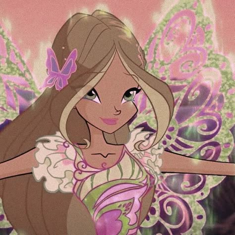 Fairy Of Nature, Flora Winx Club, The Winx Club, Klub Winx, Bloom Winx Club, Cartoon Profile Pictures, Cartoon Icons, Cartoon Profile Pics, The Fairy