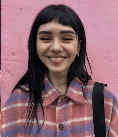 Baby Bangs Long Hair, Micro Bangs, Long Hair With Bangs, Hair Reference, Cut My Hair, Hair Inspo Color, Dream Hair, Hair Dos, Hairstyles With Bangs