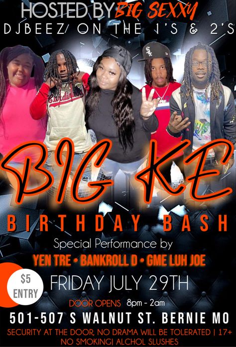 Kickback Flyer Ideas, Sweet 16 Party Flyer, Block Party Flyer Ideas, Birthday Bash Flyer Design Background, Freaknik Flyer Ideas, Freaknik Party Flyer, Graduation Flyer Ideas, Party Flyers Black People, Lit Birthday Party Ideas