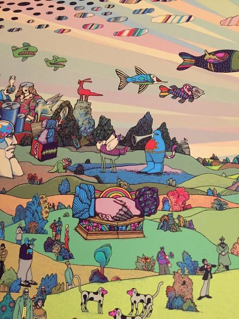 Yellow Submarine Aesthetic, Yellow Submarine Wallpaper, Yellow Submarine Movie, Yellow Submarine Art, Animated Movie Characters, Bye For Now, Alley Oop, Psychadelic Art, Beatles Art