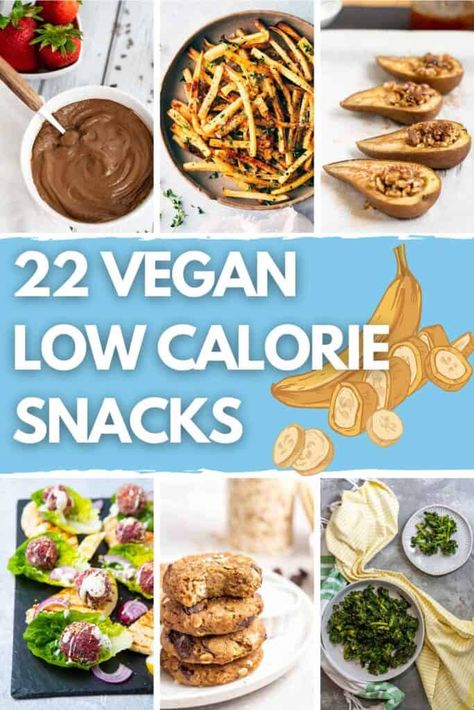 Low Calorie Vegan Meals, Low Calorie Vegetarian, Vegan Snacks On The Go, Low Calorie Recipes Snacks, Low Calorie Baking, Low Calorie Vegan, Veggie Recipe, Vegan Snack Recipes, Raw Vegan Desserts