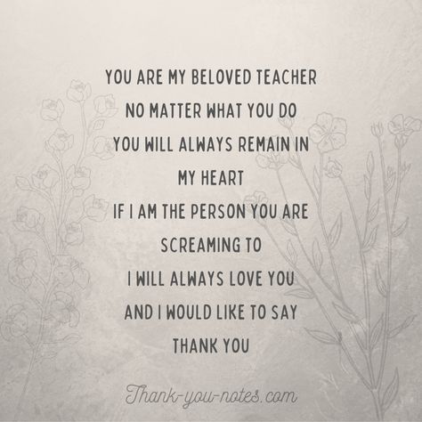 Short Poems For Teachers, Poem For Teachers Day, Thank You Poems For Teachers, Fav Teacher, Gratitude Quotes Thankful, Dipped Treats, Thank You Poems, Teacher Poems, Appreciation Letter