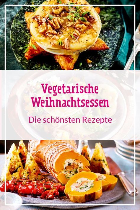 Raffinierte Vorspeisen und feine Hauptgerichte: Unsere festlichen Rezepte für ein vegetarisches Weihnachtsessen machen deine Gäste rundum glücklich! #weihnachten #weihnachtsessen #weihnachtsmenü #weihnachtsrezepte #vegetarisch #vegetarischkochen Christmas Menu Vegetarian, Low Carb Food List, Lunch Sides, Xmas Food, Healthy Vegetarian, Vegetarian Recipes Healthy, Winter Food, Clean Eating Recipes, Easy Dinner