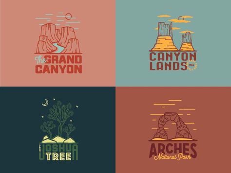 Landmark Illustration, Arches National Park, Coffee Branding, Animal Crossing, Logo Branding, Global Community, Creative Professional, National Park, National Parks