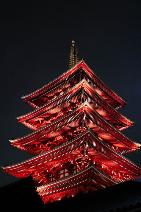 Tokyo Picture, Sensoji Temple, Chinese Aesthetic, Tsukiji, Japanese Temple, Asian Architecture, Scenic Travel, Architecture Wallpaper, Japan Photography