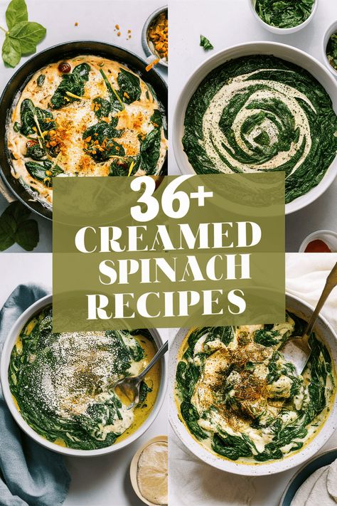 36+ Quick Creamed Spinach Recipes That Will Impress Your Family and Friends!

Whip up delicious creamed spinach recipes in no time! Perfect for dinner parties or family meals this creamy side dish will wow everyone. Packed with fresh spinach garlic butter cheese and cream these easy recipes are sure to become favorites. Impress your loved ones with these tasty creations tonight! https://foodeau.com/creamed-spinach-recipes Creamed Spinach Recipes, Easy Creamed Spinach, Comfort Food Dinners, Cook Fresh Spinach, Creamed Spinach Recipe, Dinner Party Appetizers, Food Dinners, Spinach Casserole, Cube Steak Recipes