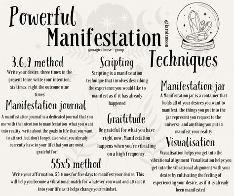 Most Powerful Manifestation Technique, Powerful Manifestation Techniques, How To Journal For Manifestation, Meditation For Manifestation, Easy Manifestation Technique, Powerful Manifestation Methods, Writing Manifestation Methods, Best Manifestation Techniques, Manifestion Techniques