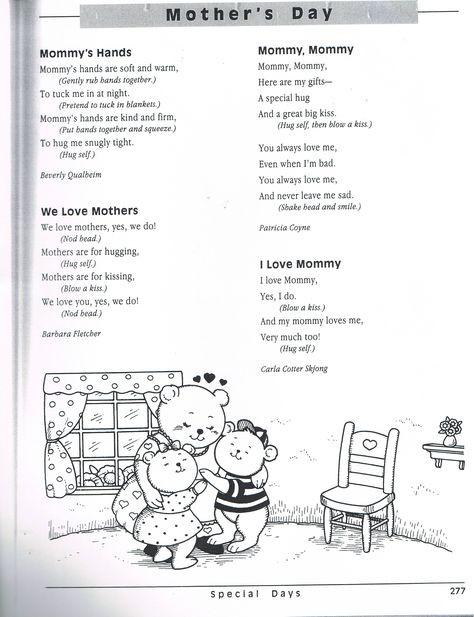 Mom Songs Preschool, Mother’s Day Poem Preschool, Song For Mothers Day, Songs For Mother’s Day, Mother’s Day Songs Preschool, Mothers Day Poems For Preschoolers, Mothers Day Poems Preschool, Mothersday Ideas, Montessori Music