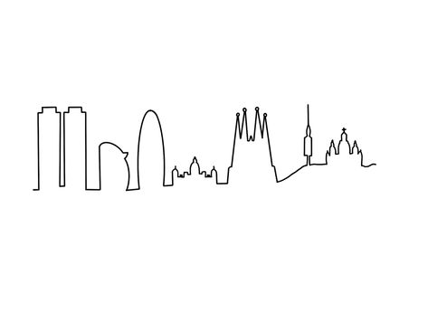 Skyline de Barcelona hecho por mi Skyline Tattoo, Barcelona Tattoo, One Line Tattoo, Graphic Design Portfolio Inspiration, City Tattoo, Skyline Silhouette, Barcelona City, Instagram Inspiration Posts, Outline Art